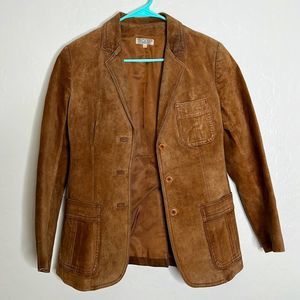 Genuine leather jacket, vintage made in Brazil